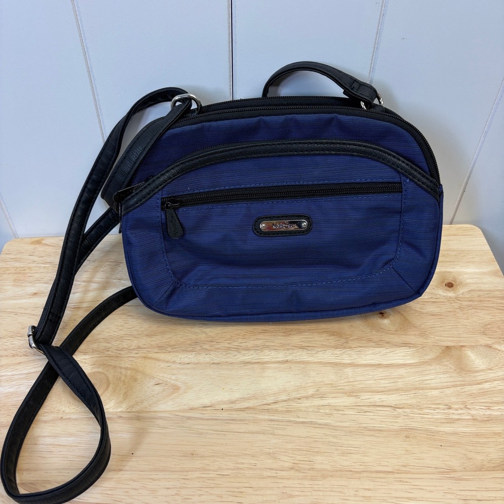 MultiSac Utility Zip Crossbody Bag Women Small Multi Compartment Casual Travel
